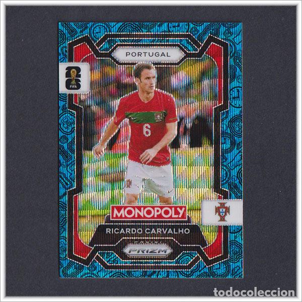 Cromos de F&uacute;tbol: FIFA WORLD CUP 2026 PANINI PRIZM MONOPOLY RICARDO CARVALHO 32 AZUL BLUE PORTUGAL COLECCI&Oacute;N MUNDIAL
