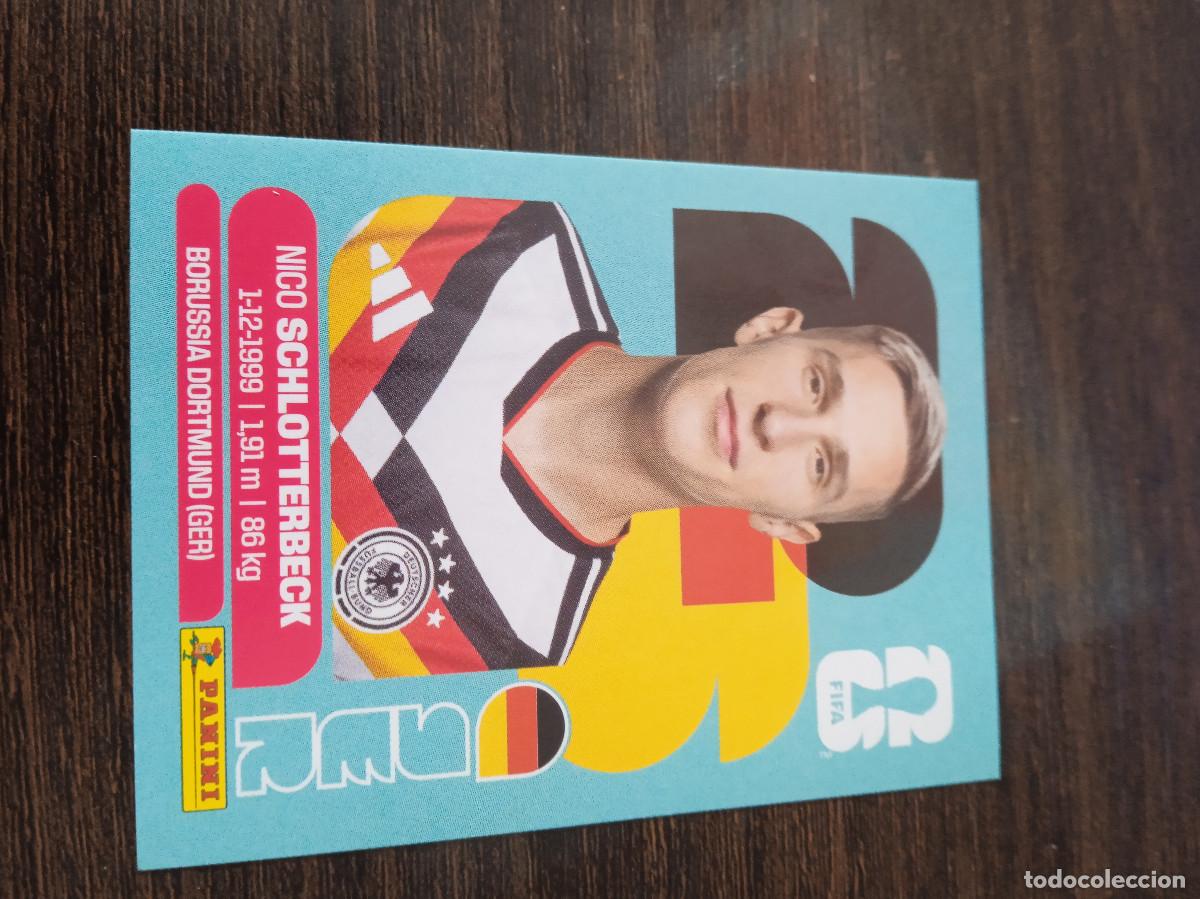 Cromos de F&uacute;tbol: Cromo Mundial Futbol 2026 Panini canada usa Mexico Alemania Nico Schlotterbeck GER 5