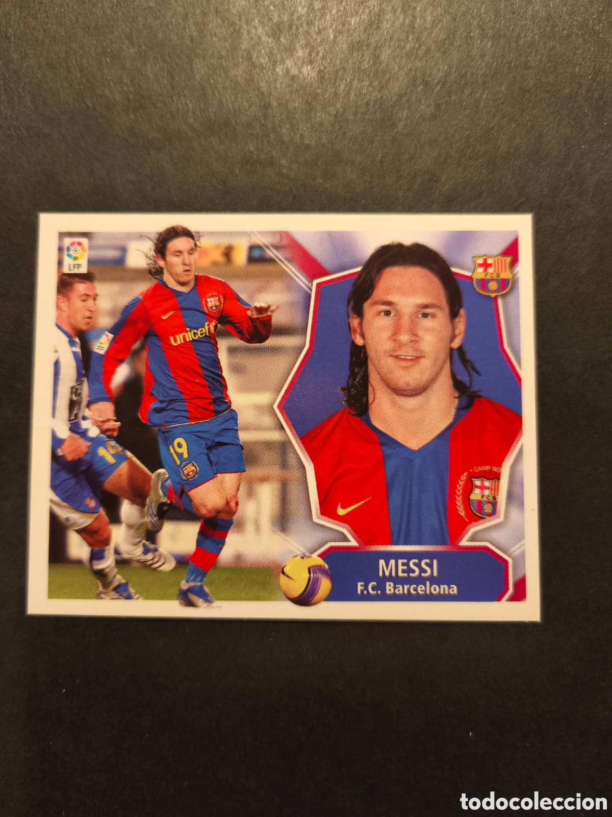 Fu&szlig;ball-Sticker: MESSI BASE FC BARCELONA LIGA ESTE 2008 2009
