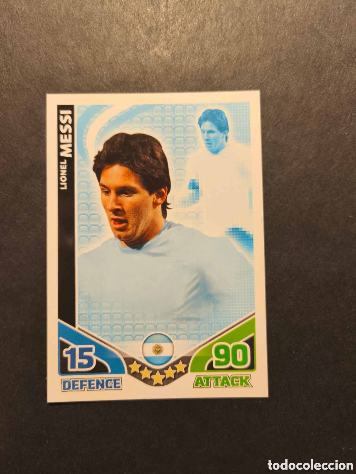 Cromos de F&uacute;tbol: MESSI SELECCION ARGENTINA MATCH ATTAX MUNDIAL WORDL CUP SOUTH AFRICA 2010