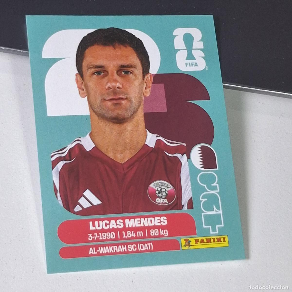 Cromos de F&uacute;tbol: B8 QAT 4 QAT4 LUCAS MENDES QATAR CATAR QAT MUNDIAL FIFA WORLD CUP 2026 STICKER PANINI