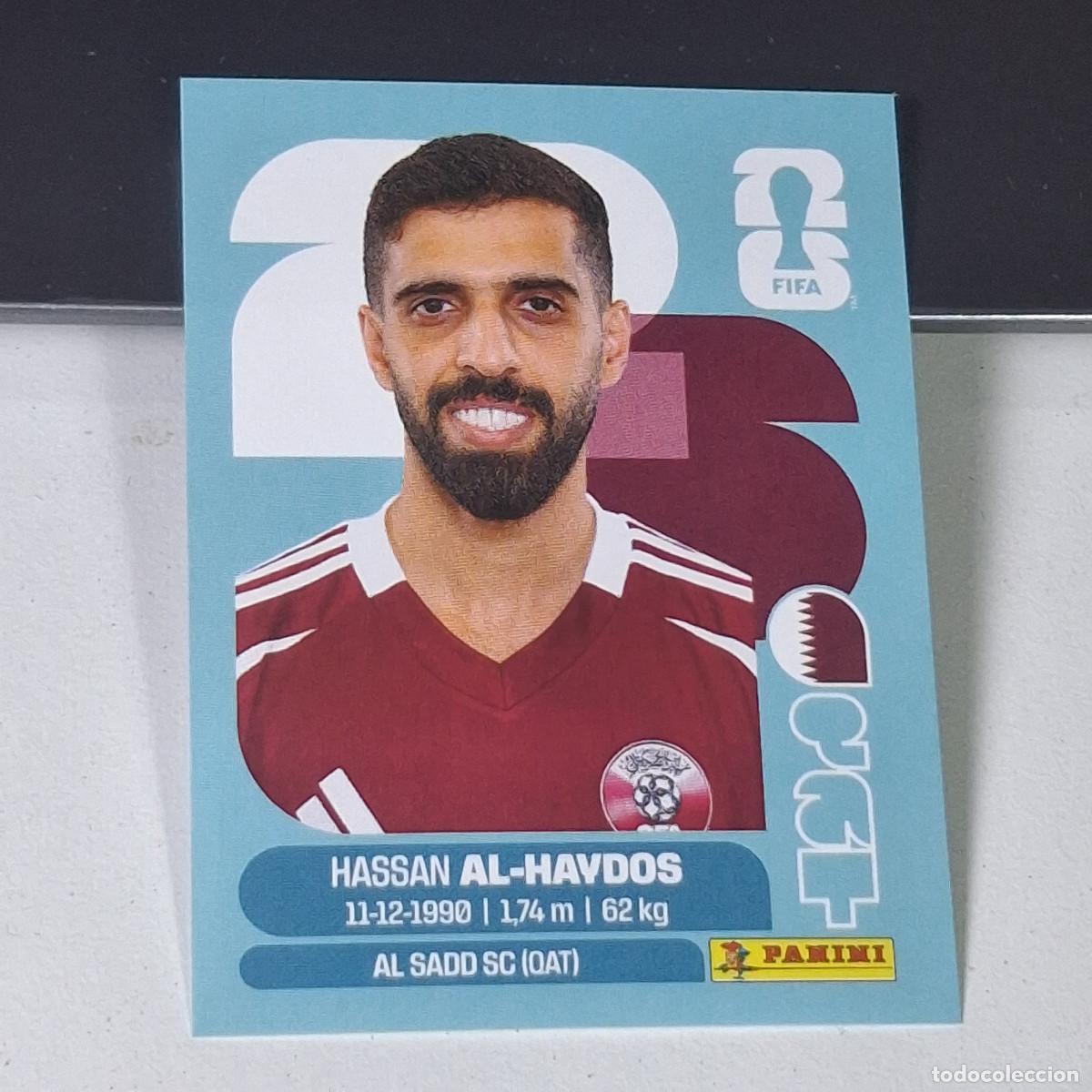 Cromos de F&uacute;tbol: B8 QAT16 HASSAN AL-HAYDOS 16 QATAR CATAR QAT MUNDIAL FIFA WORLD CUP 2026 STICKER PANINI