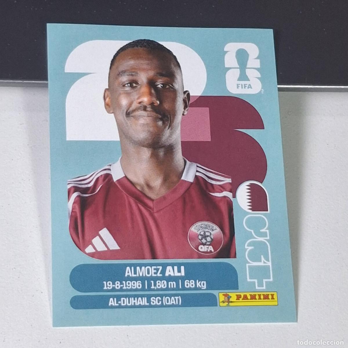 Cromos de F&uacute;tbol: B8 QAT 20 QAT20 ALMOEZ ALI QATAR CATAR QAT MUNDIAL FIFA WORLD CUP 2026 STICKER PANINI
