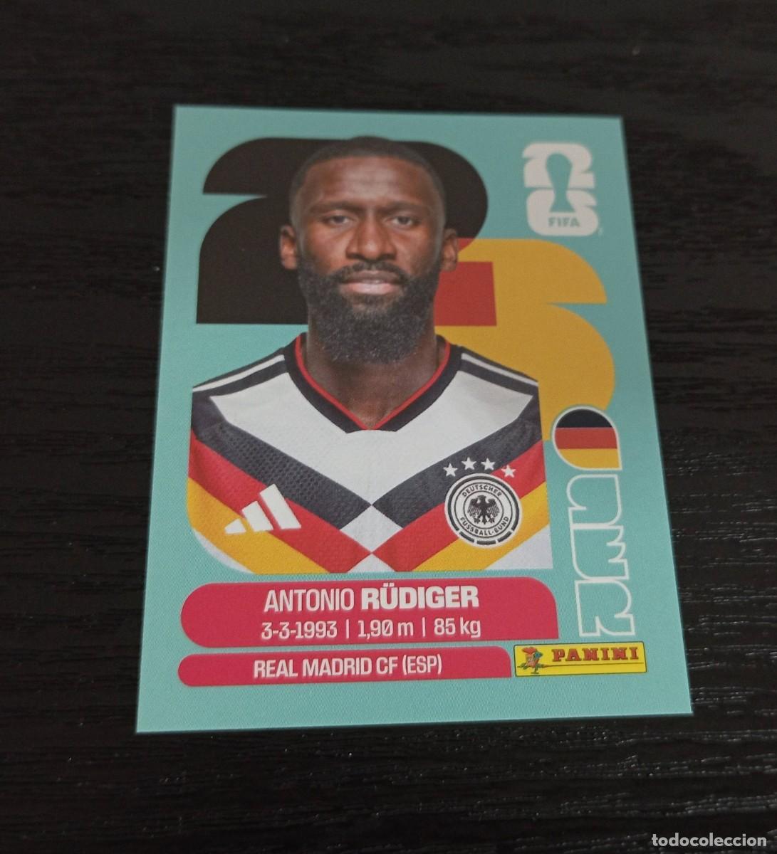 Cromos de F&uacute;tbol: -PANINI MUNDIAL 2026 : GER 6 RUDIGER ( ALEMANIA ) REAL MADRID