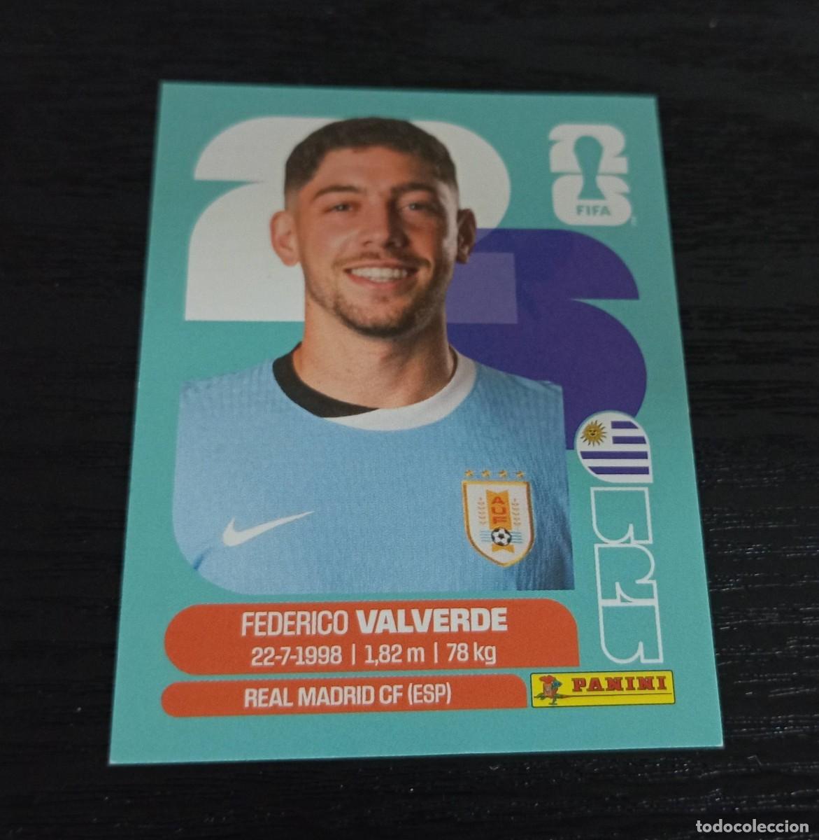 Cromos de F&uacute;tbol: -PANINI MUNDIAL 2026 : URU 10 FEDE VALVERDE ( URUGUAY ) REAL MADRID