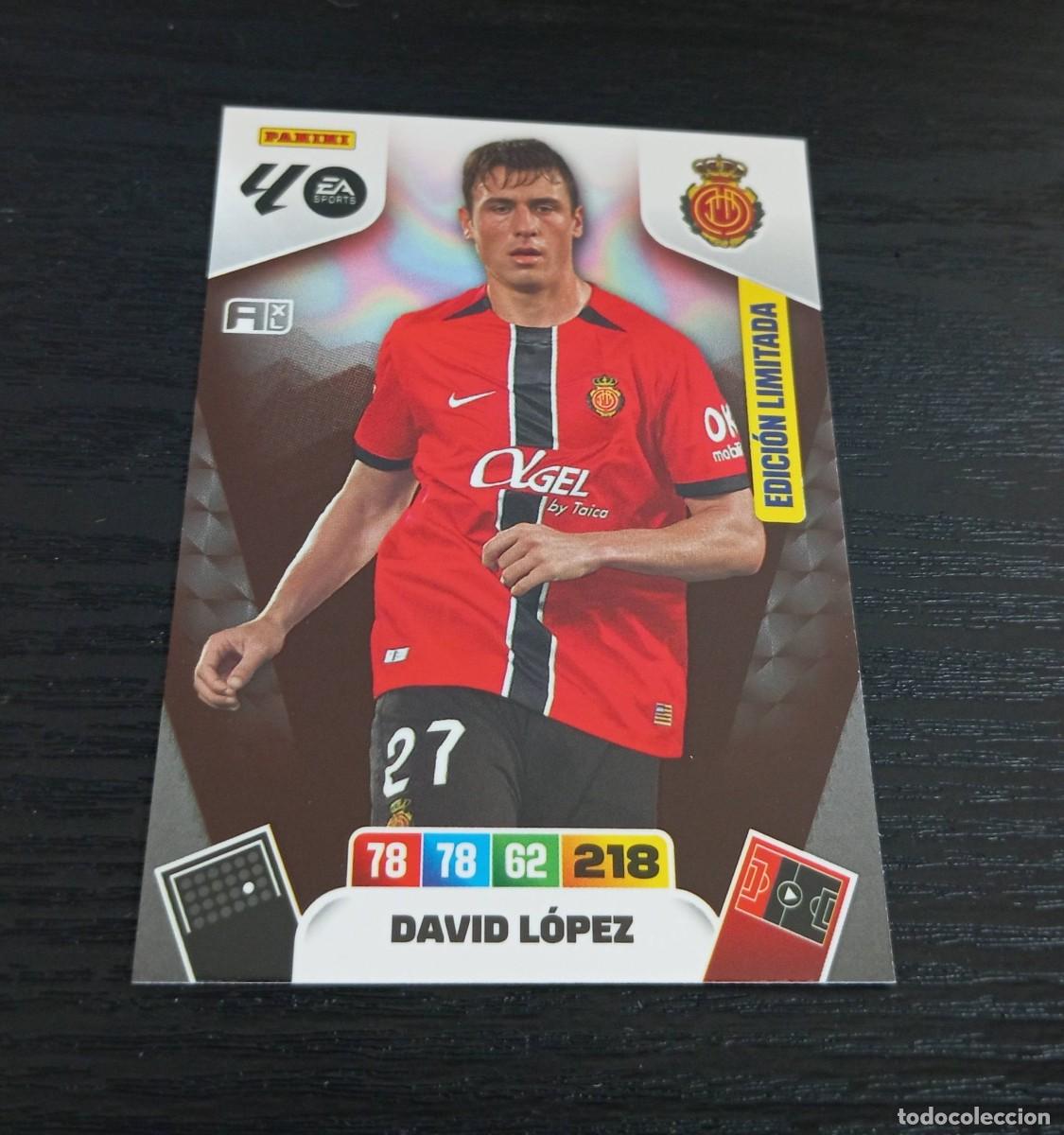 Cromos de F&uacute;tbol: -ADRENALYN 25-26 : DAVID LOPEZ ( MALLORCA ) -- EDICION LIMITADA --