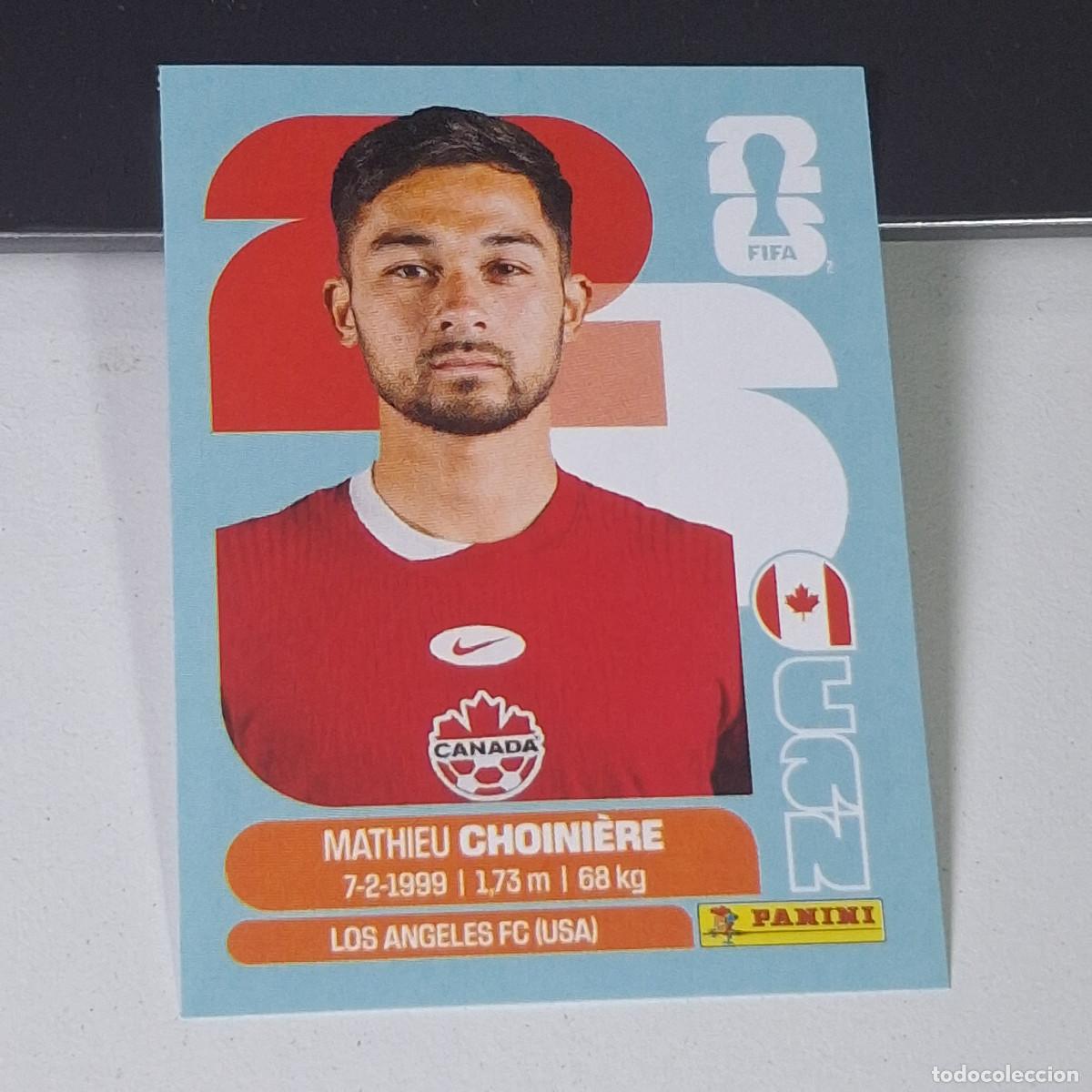 Cromos de F&uacute;tbol: B8 CAN15 MATHIEU CHOINI&Egrave;RE 15 CANAD&Aacute; CAN MUNDIAL FIFA WORLD CUP 2026 STICKER PANINI