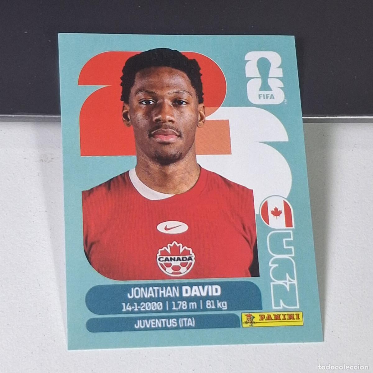 Cromos de F&uacute;tbol: B8 CAN20 JONATHAN DAVID 20 CANADA CAN MUNDIAL FIFA WORLD CUP 2026 STICKER PANINI