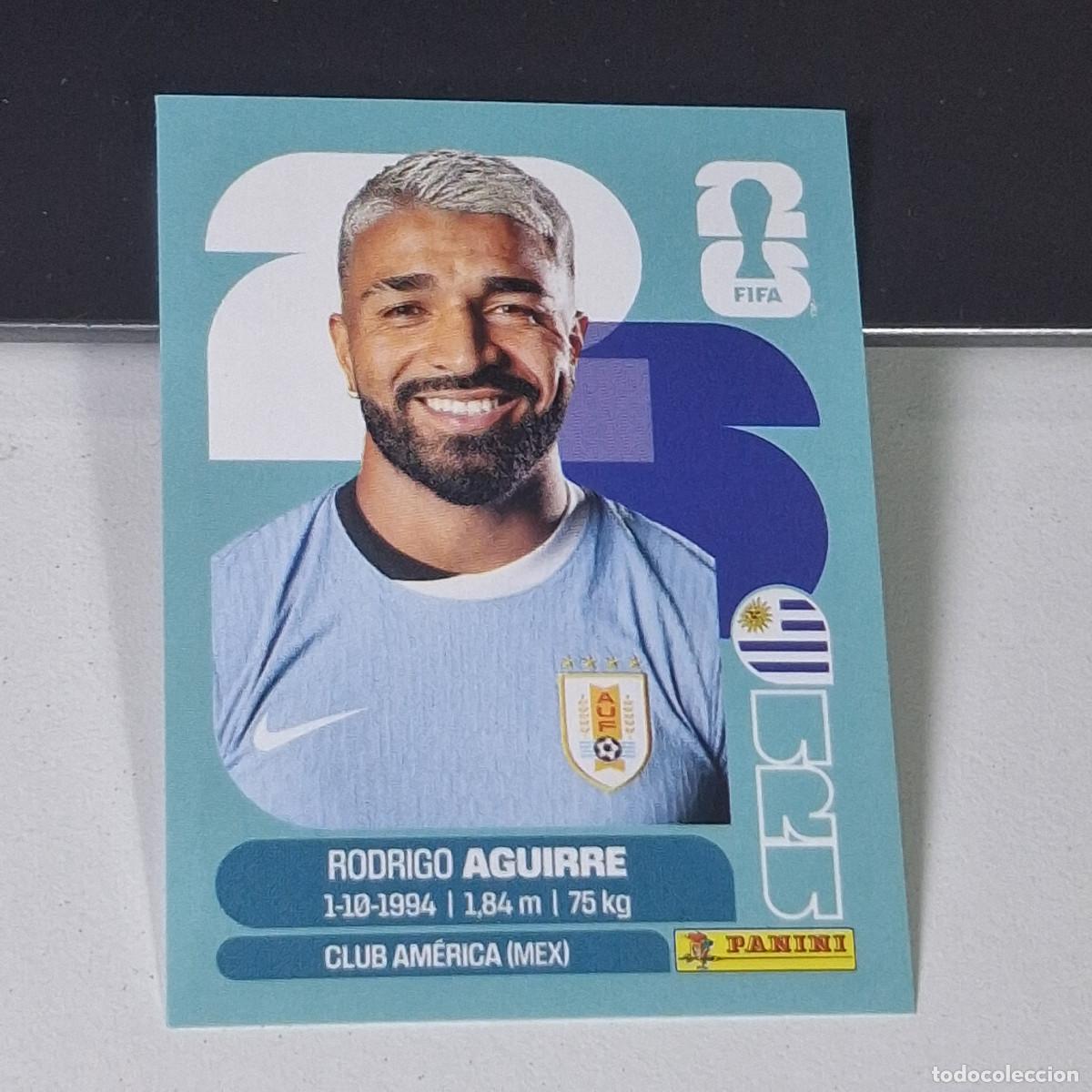 Cromos de F&uacute;tbol: B8 URU19 RODRIGO AGUIRRE 19 URUGUAY URU MUNDIAL FIFA WORLD CUP 2026 STICKER PANINI