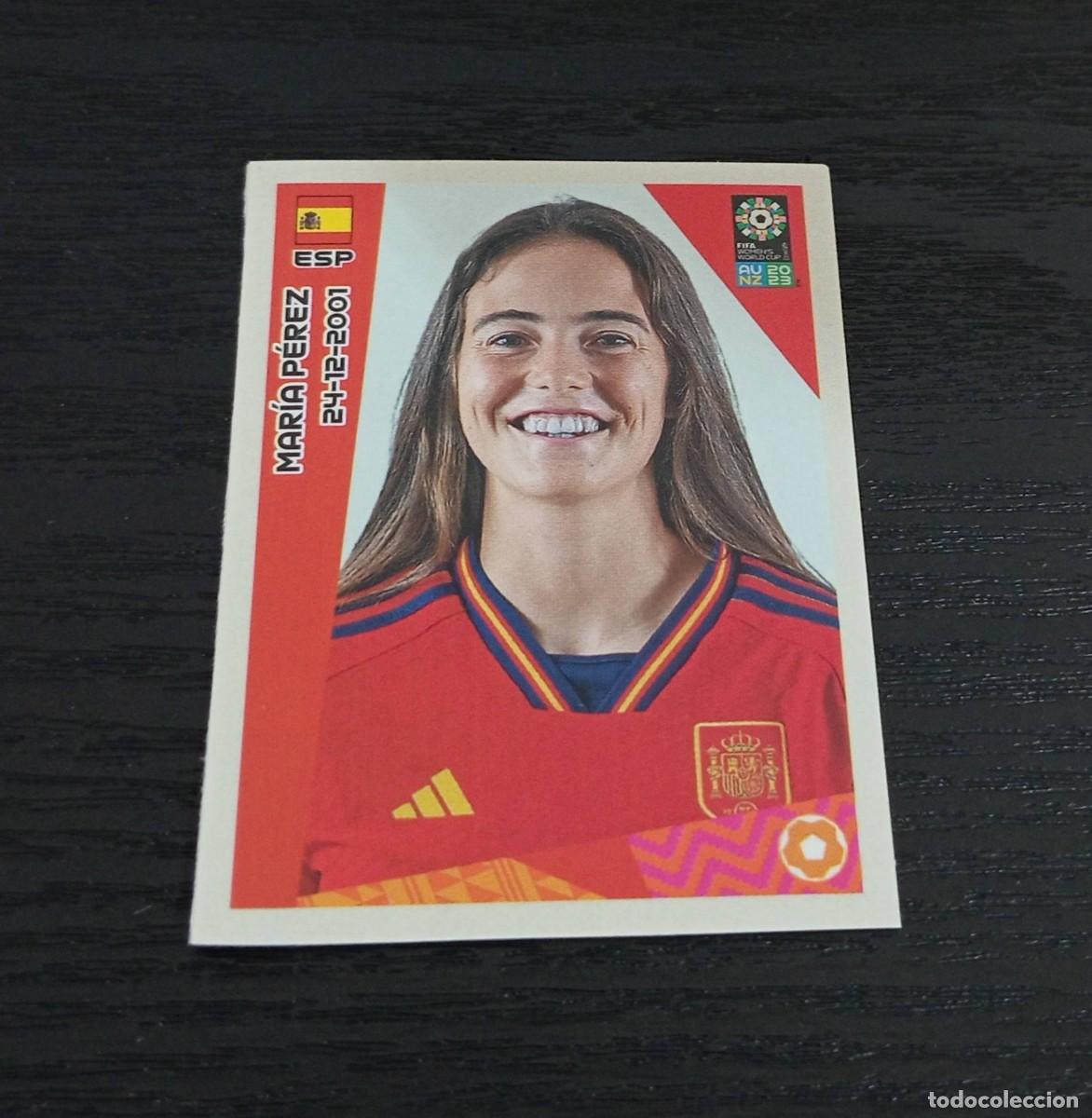 Cromos de F&uacute;tbol: -PANINI MUNDIAL FEMENINO 2023 AUSTRALIA NZ : J12 MARIA PEREZ ( ESPA&Ntilde;A ) -- ACTUALIZACION -- WOMENS