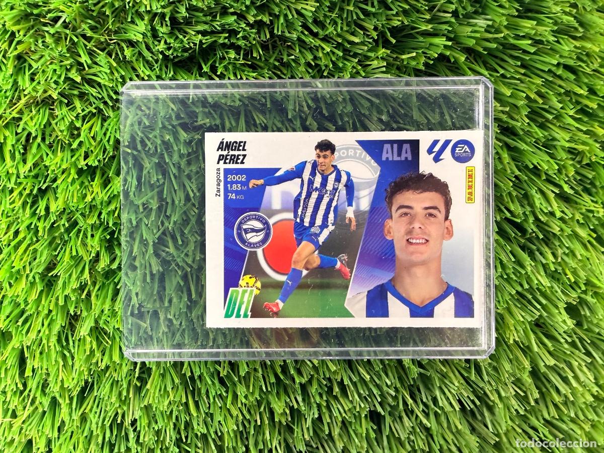 Cromos de F&uacute;tbol: N&ordm; 1 &Aacute;ngel P&eacute;rez Mercado de Invierno D Alav&eacute;s Liga Este 25 26