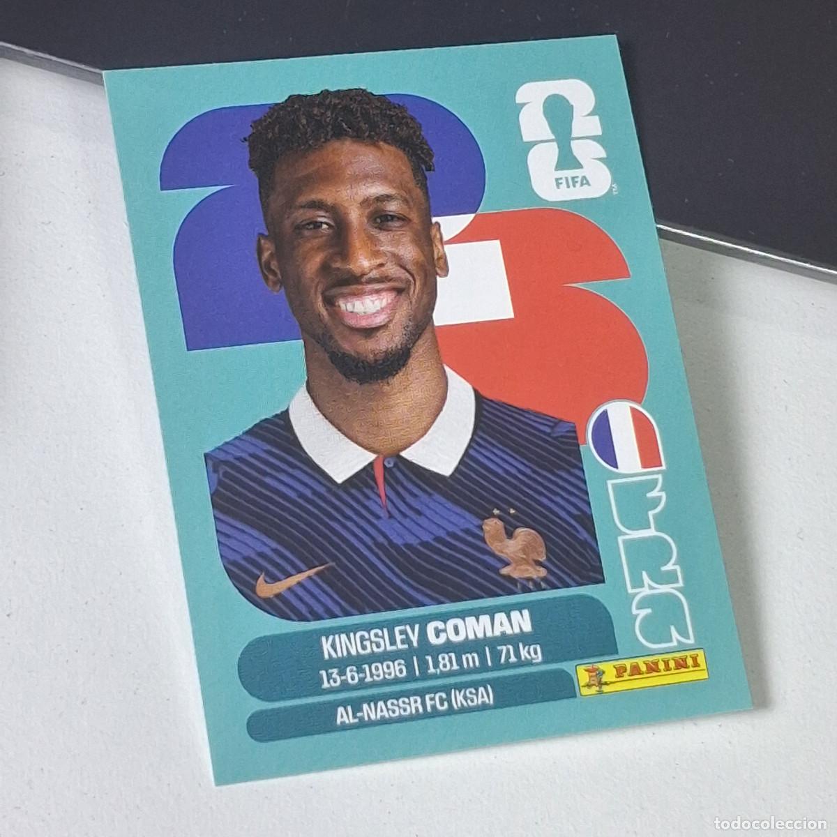 Cromos de F&uacute;tbol: B8 FRA18 KINGSLEY COMAN 18 FRANCIA FRA FRANCE MUNDIAL FIFA WORLD CUP 2026 STICKER PANINI
