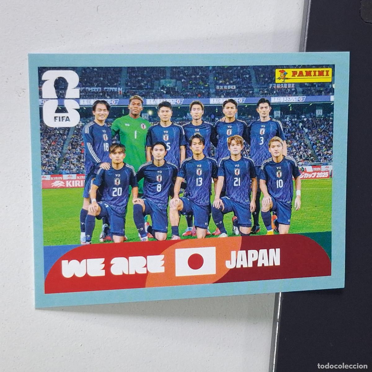 Cromos de F&uacute;tbol: B9 JPN 13 JPN13 PLANTILLA EQUIPO TEAM JAP&Oacute;N JAPAN JPN MUNDIAL FIFA WORLD CUP 2026 STICKER PANINI