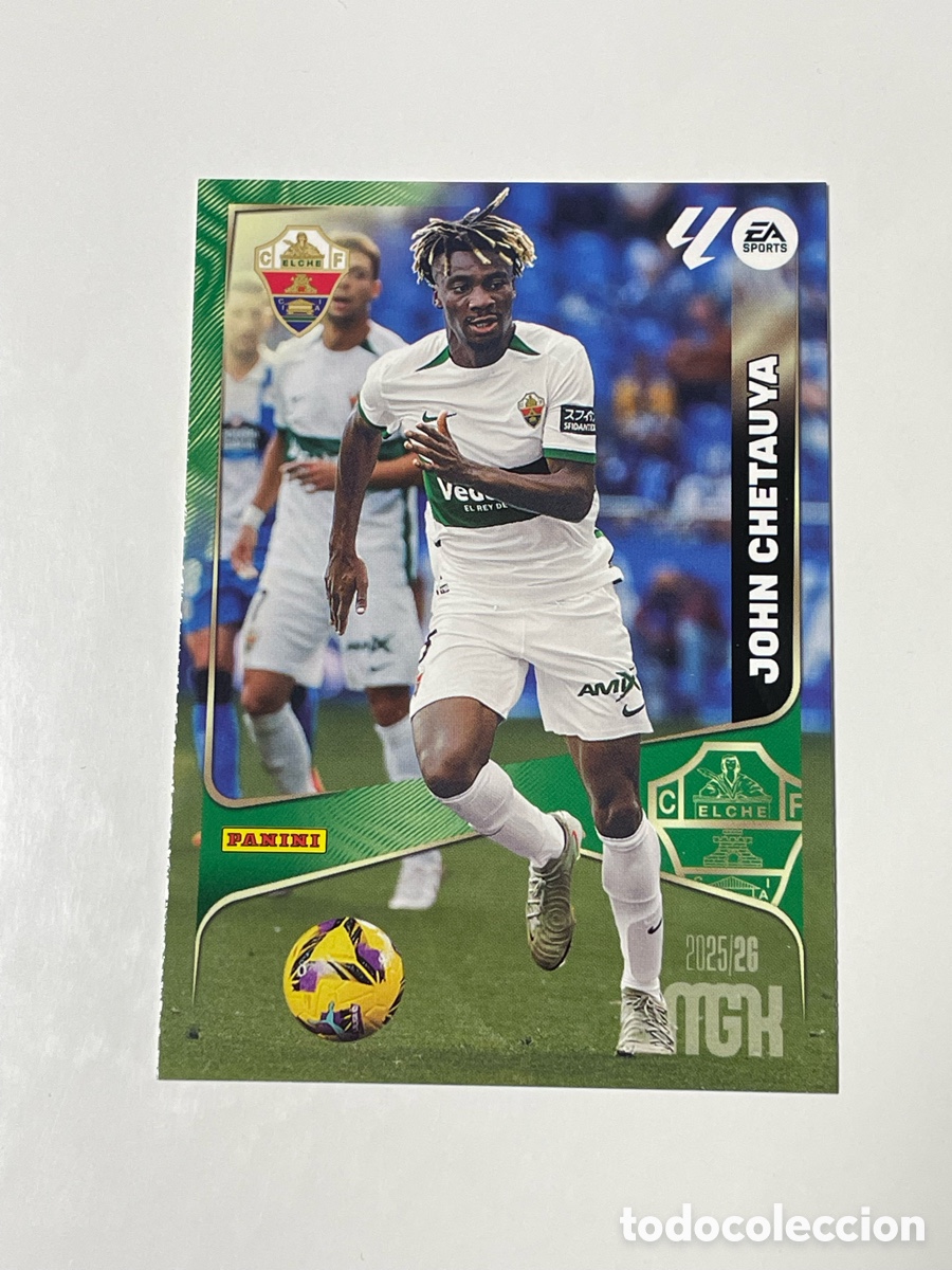Cromos de F&uacute;tbol: John Chetauya Elche Panini Megacracks 2025/26 #133