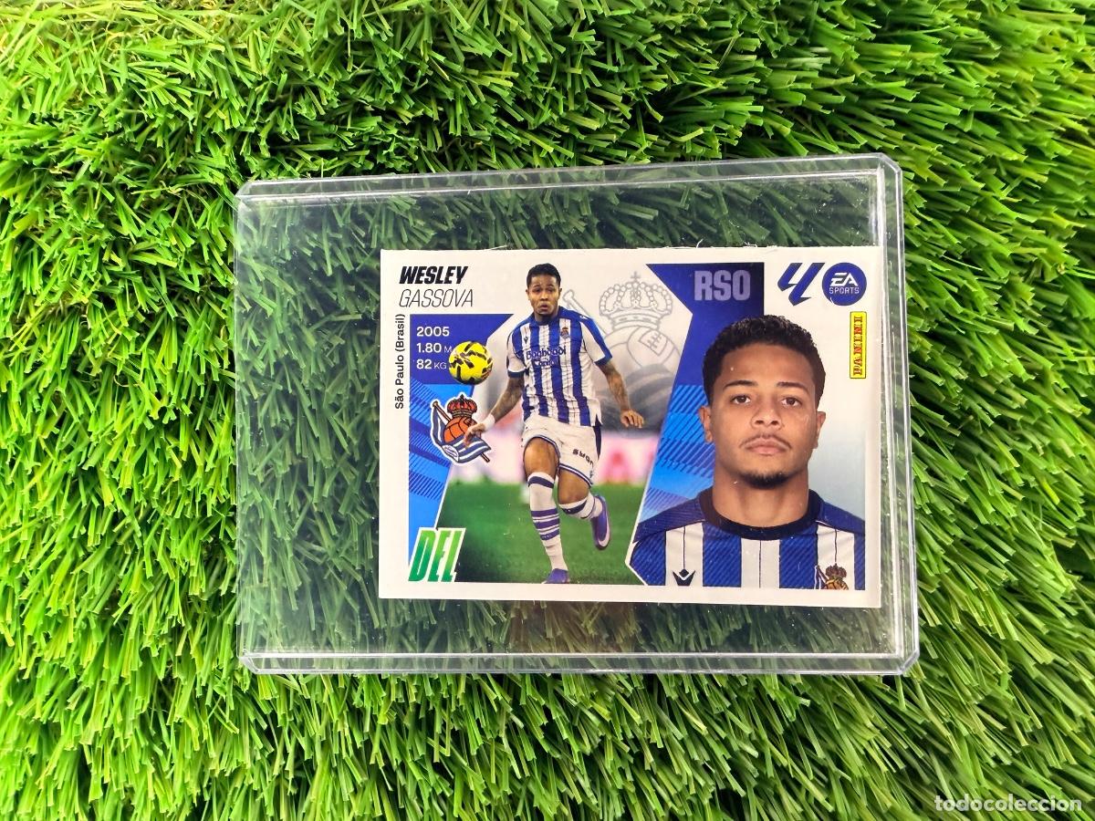 Cromos de F&uacute;tbol: N&ordm; 32 Wesley Mercado de Invierno Real Sociedad Liga Este 25 26
