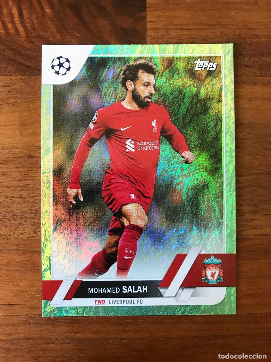 Cromos de F&uacute;tbol: MOHAMED SALAH - LIVERPOOL - JADE EDITION - TOPPS UEFA CHAMPIONS LEAGUE 2023 23