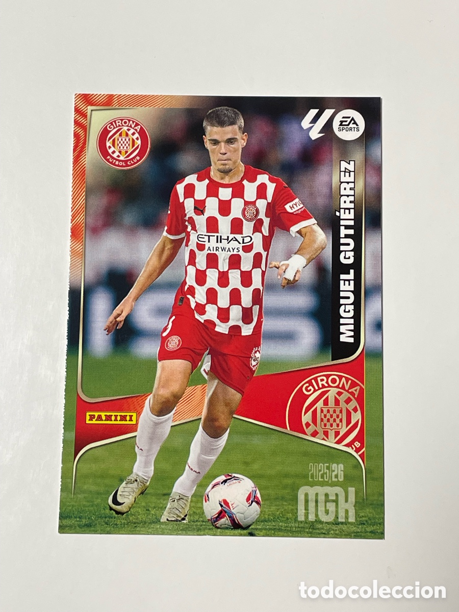 Cromos de F&uacute;tbol: Miguel Guti&eacute;rrez Girona Panini Megacracks 2025/26 #188