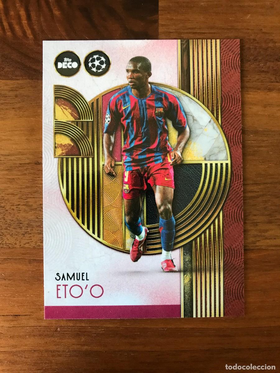 Cromos de F&uacute;tbol: SAMUEL ETO ETOO - FC BARCELONA - LEGENDS - TOPPS DECO 2025 25