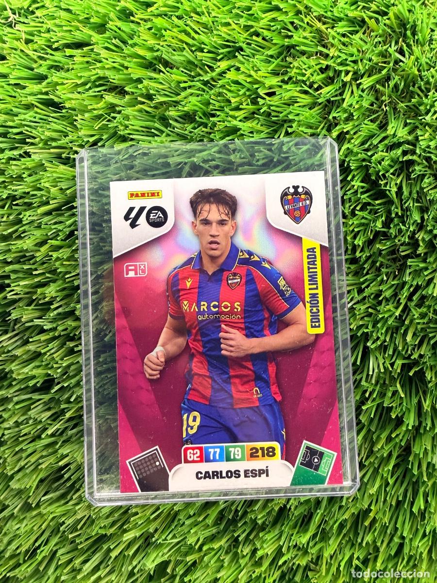 Cromos de F&uacute;tbol: Carlos Esp&iacute; Edici&oacute;n Limitada Levante UD Adrenalyn XL 25 26