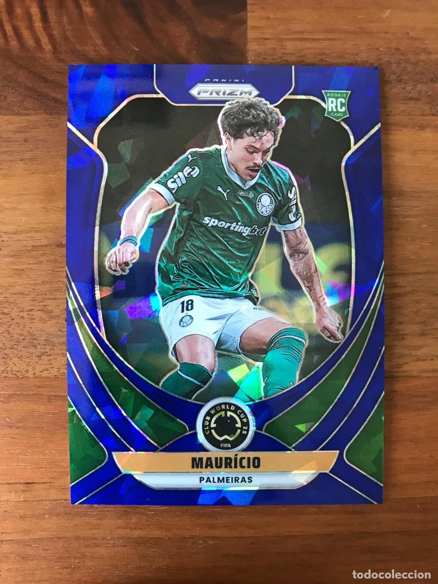 Cromos de F&uacute;tbol: MAURICIO - PALMEIRAS - ROOKIE CARD - NUMERADA /175 BLUE ICE PRIZM - PANINI PRIZM FIFA WORLD CUP 2025