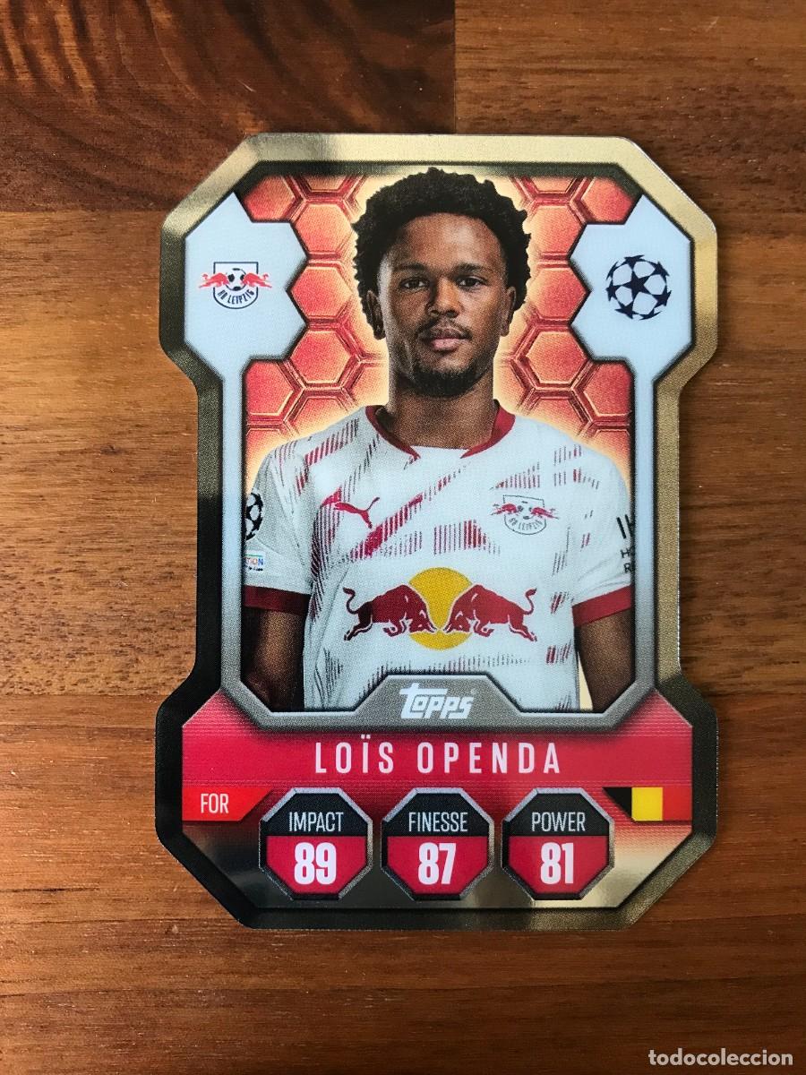 Cromos de F&uacute;tbol: LOIS OPENDA - RB LEIPZIG - SH12 SH 12 - CHROME PRO ELITE SHIELD - TOPPS MATCH ATTAX 2024 2025 24 25