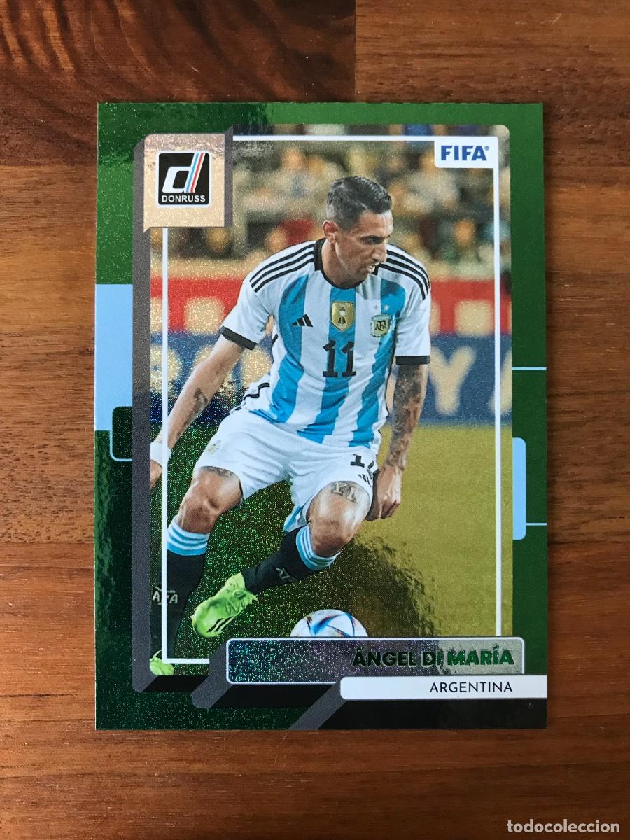 Cromos de F&uacute;tbol: ANGEL DI MARIA - ARGENTINA - GREEN PARALLEL - DONRUSS SOCCER FIFA - 2022 2023 - 22 23