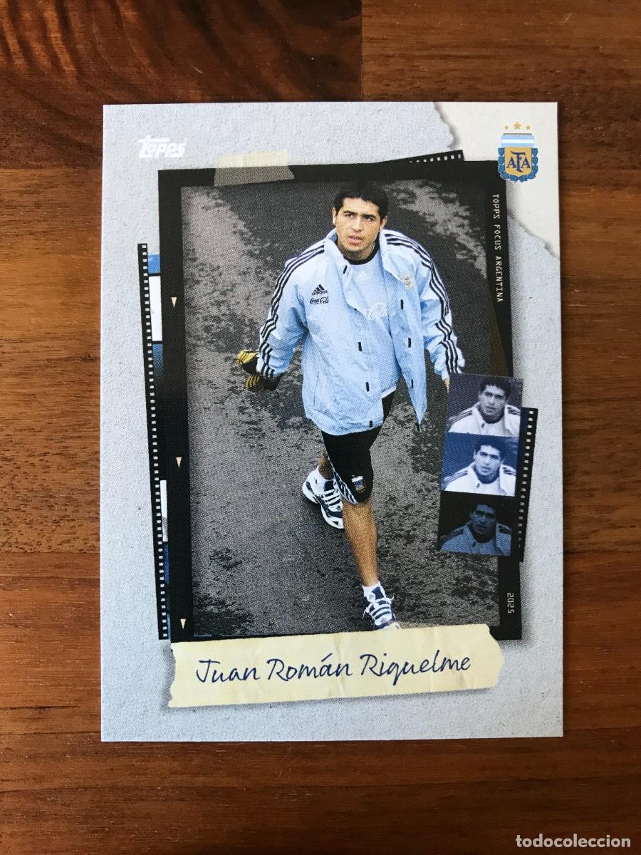 Cromos de F&uacute;tbol: JUAN ROMAN RIQUELME - TOPPS ARGENTINA SET - 2025 25
