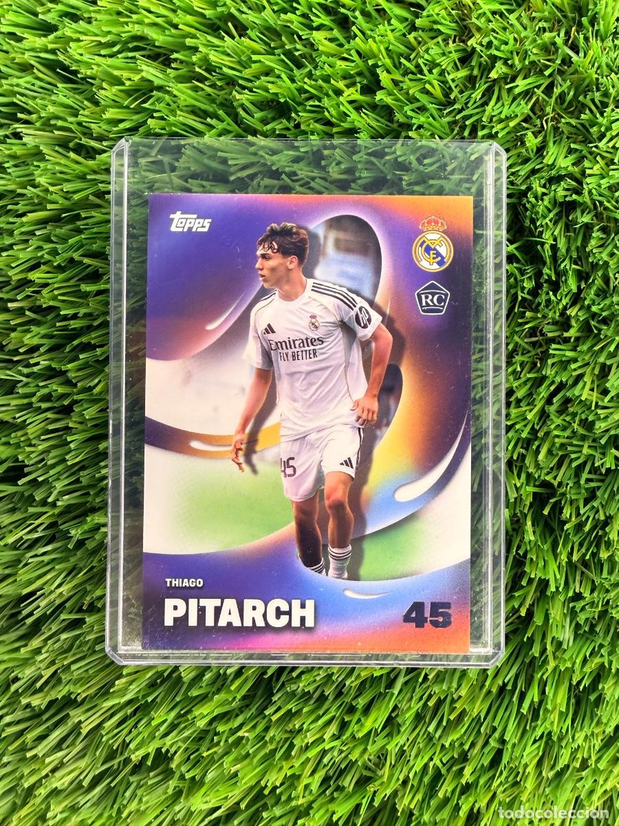 Cromos de F&uacute;tbol: N&ordm; 31 Thiago Pitarch Rookie Card Los Blancos Futuro Topps Los Blancos Real Madrid CF 25 26
