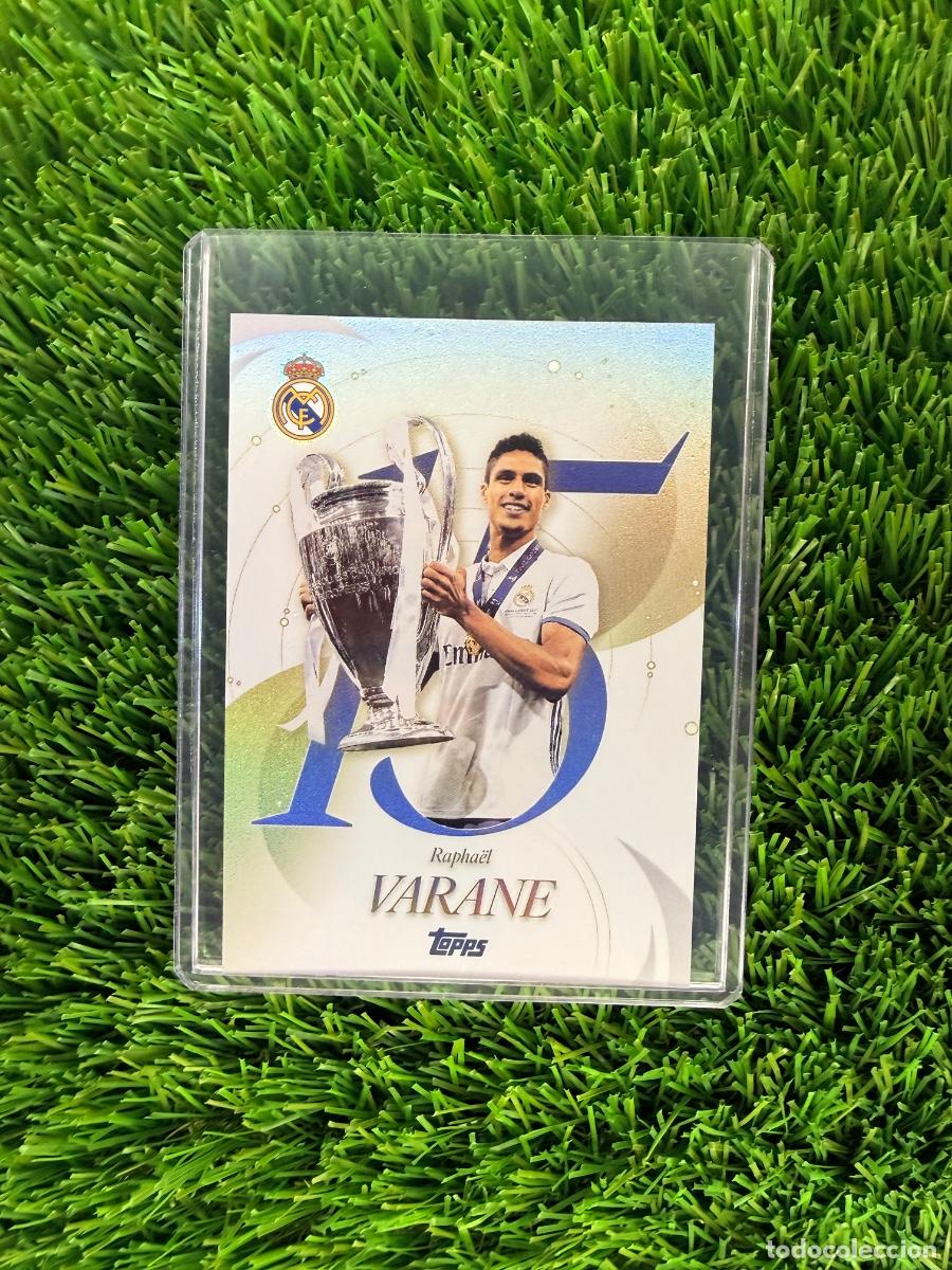 Cromos de F&uacute;tbol: N&ordm; QU-15 Rapha&euml;l Varane Quindecennial Topps Los Blancos Real Madrid CF 25 26