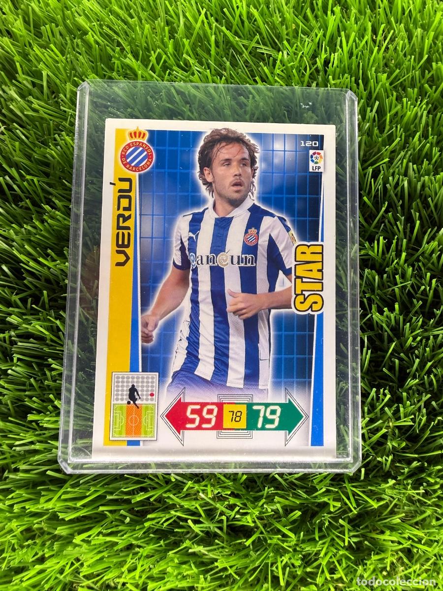 Cromos de F&uacute;tbol: N&ordm; 120 Verd&uacute; RCD Espanyol Adrenalyn XL 12 13