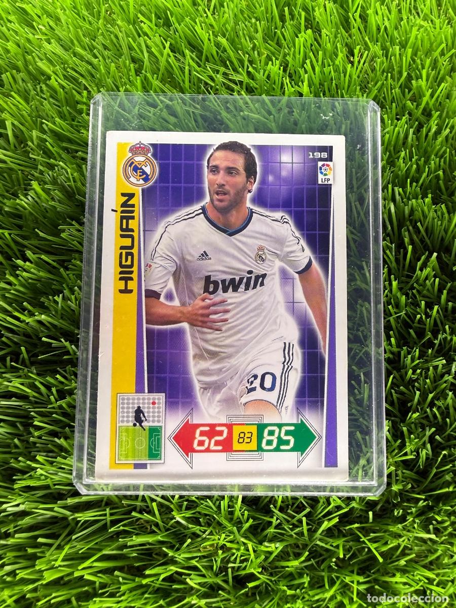 Cromos de F&uacute;tbol: N&ordm; 198 Higua&iacute;n Real Madrid CF Adrenalyn XL 12 13