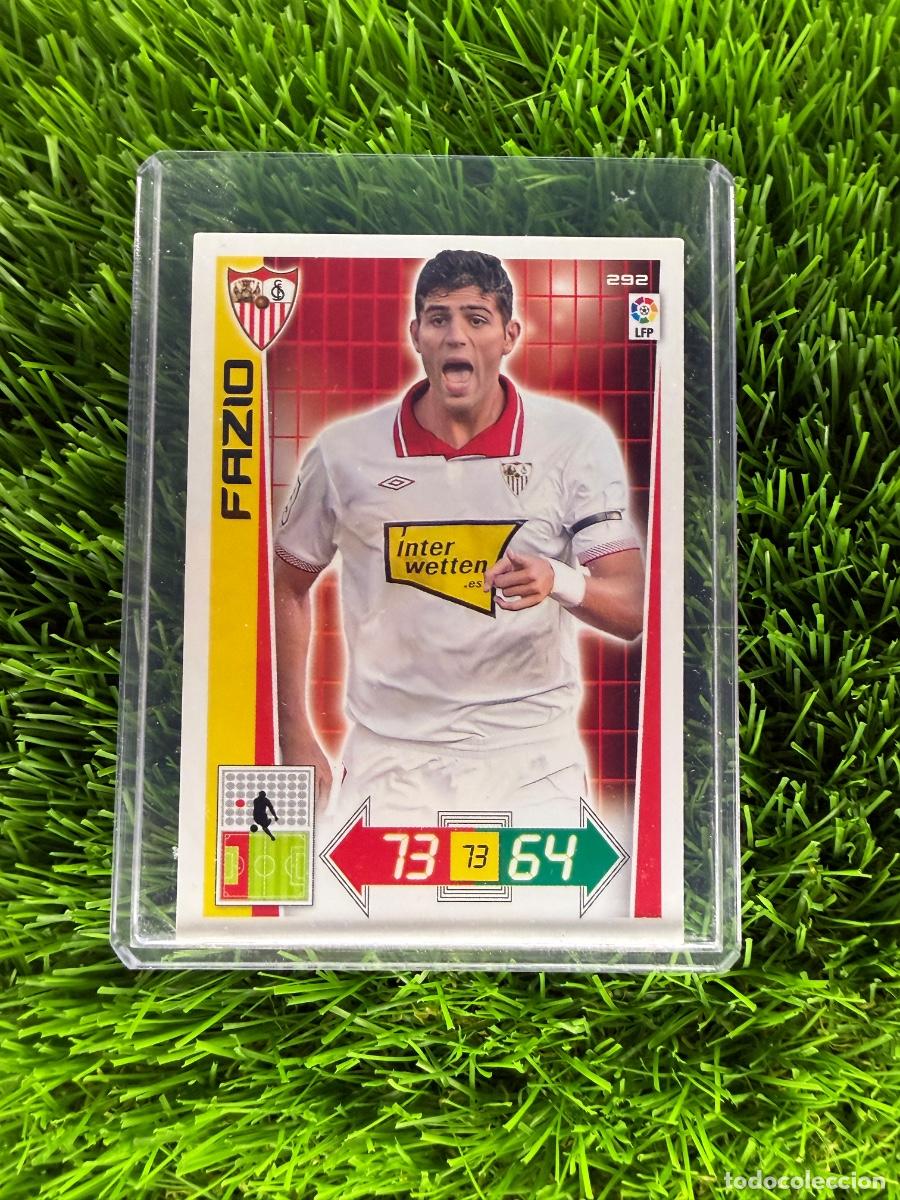 Cromos de F&uacute;tbol: N&ordm; 292 Fazio Sevilla FC Adrenalyn XL 12 13