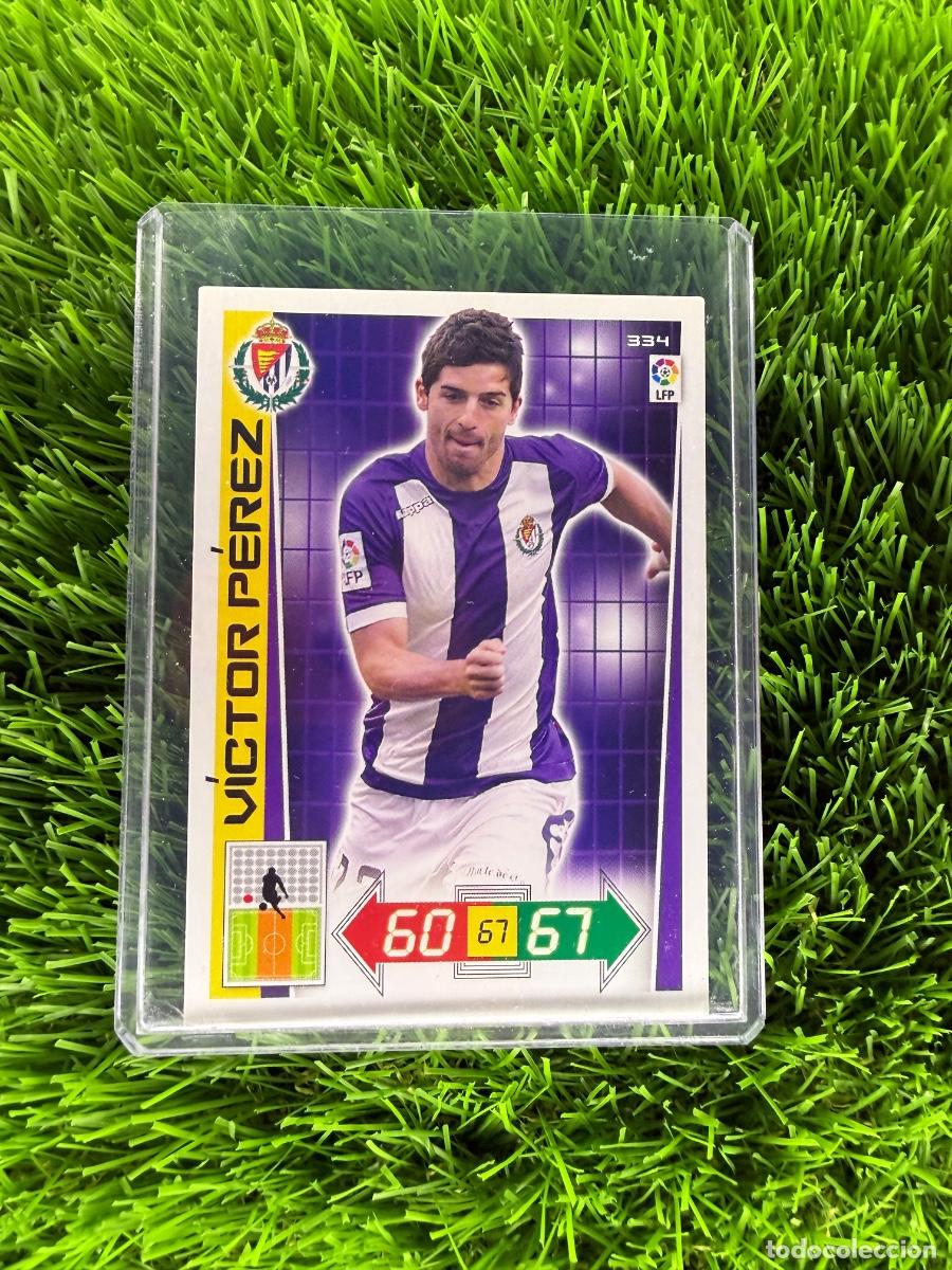Cromos de F&uacute;tbol: N&ordm; 334 V&iacute;ctor P&eacute;rez R Valladolid CF Adrenalyn XL 12 13