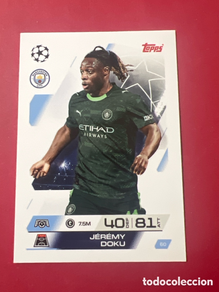 Cromos de F&uacute;tbol: A1415. Topps Match Attax 2025 2026 25 26 - 60 Doku