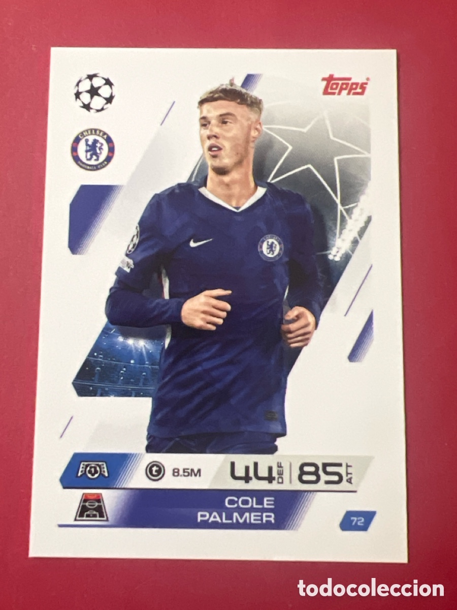 Cromos de F&uacute;tbol: A1423. 72 COLE PALMER CHELSEA MATCH ATTAX 2025 2026 TOPPS 25 26
