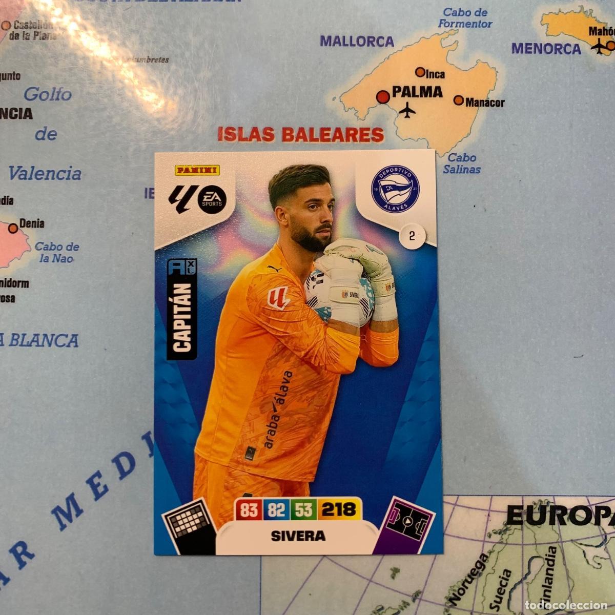 Cromos de F&uacute;tbol: Sivera n&uacute;mero 2 del alaves cromo adrenalyn XL 25-26 2025-2026