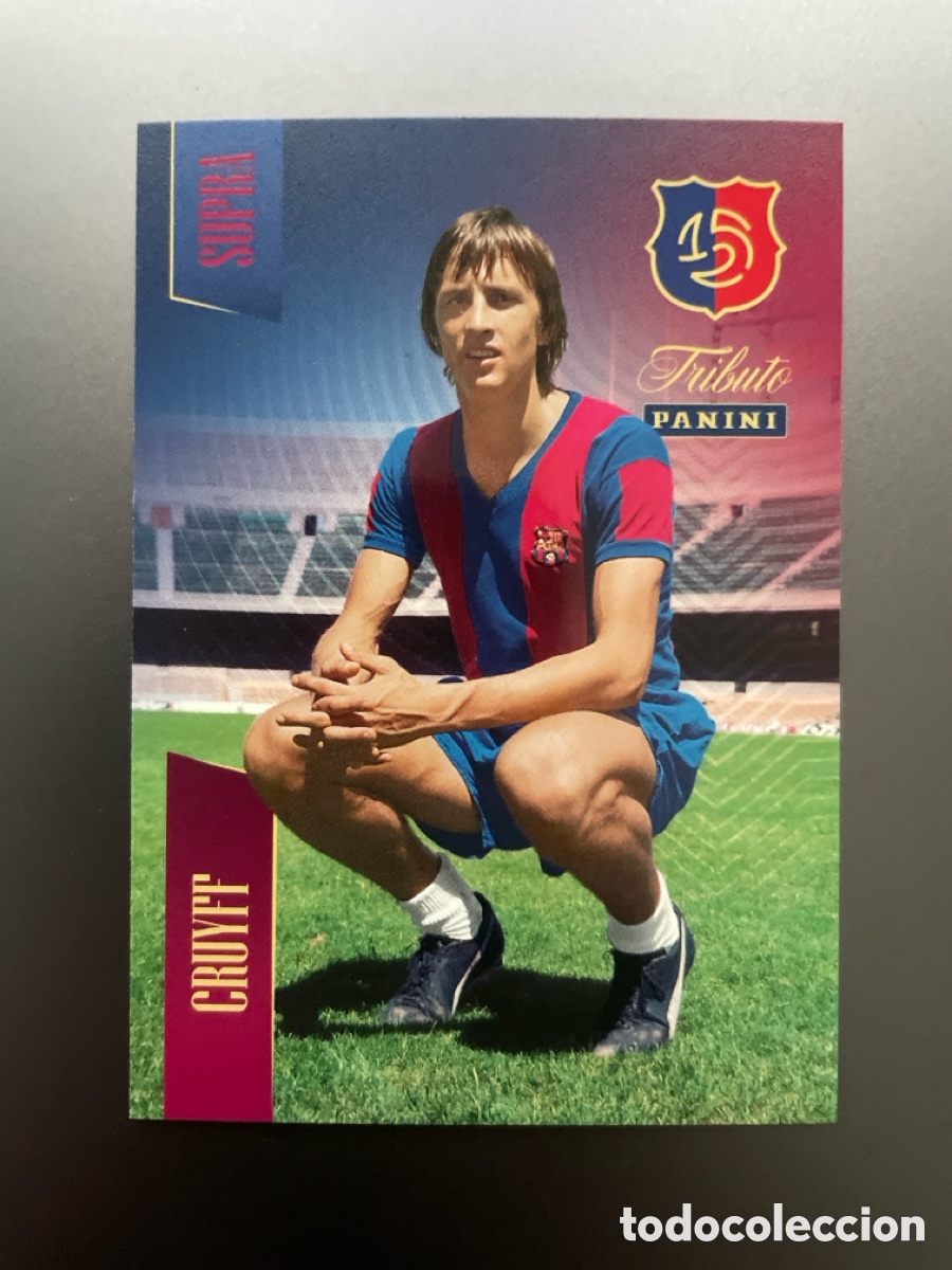 Cromos de F&uacute;tbol: Cruyff 71 Supra el Profeta del Gol Tributo Panini 125 Aniversario FC Barcelona