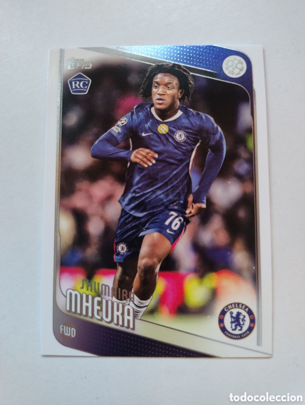 Cromos de F&uacute;tbol: 32 - Mheuka - Chelsea - Topps UCC Flagship 2025 - 2026