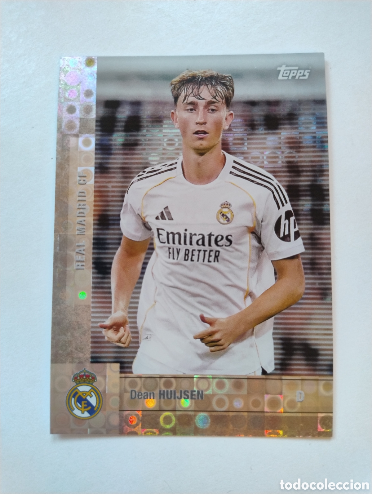 Cromos de F&uacute;tbol: 3 - Huijsen - Real Madrid - Topps Team Set 2025 - 2026 Paralela