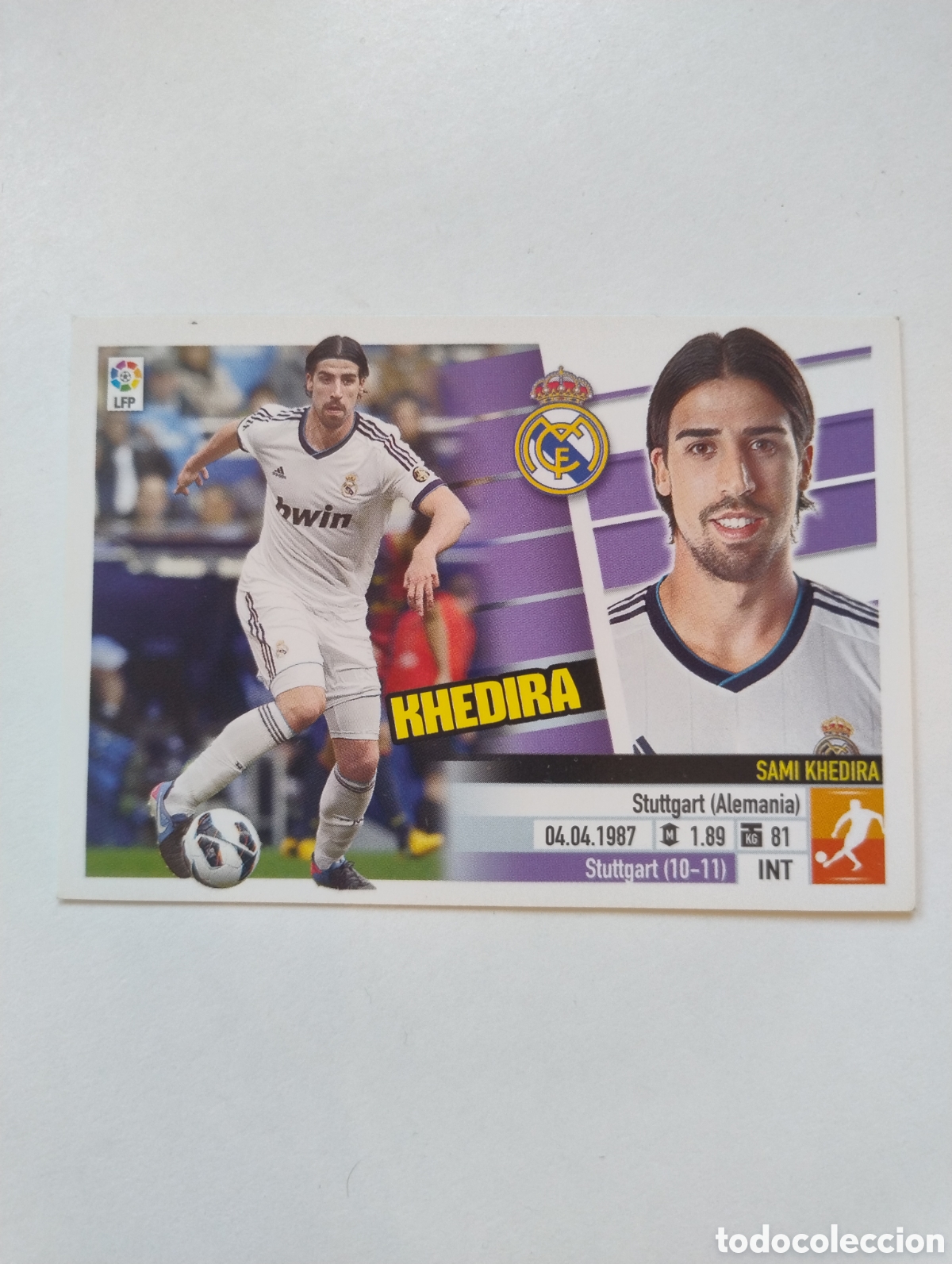 Cromos de F&uacute;tbol: 10 - Khedira - Real Madrid - Liga Este 2013 - 2014