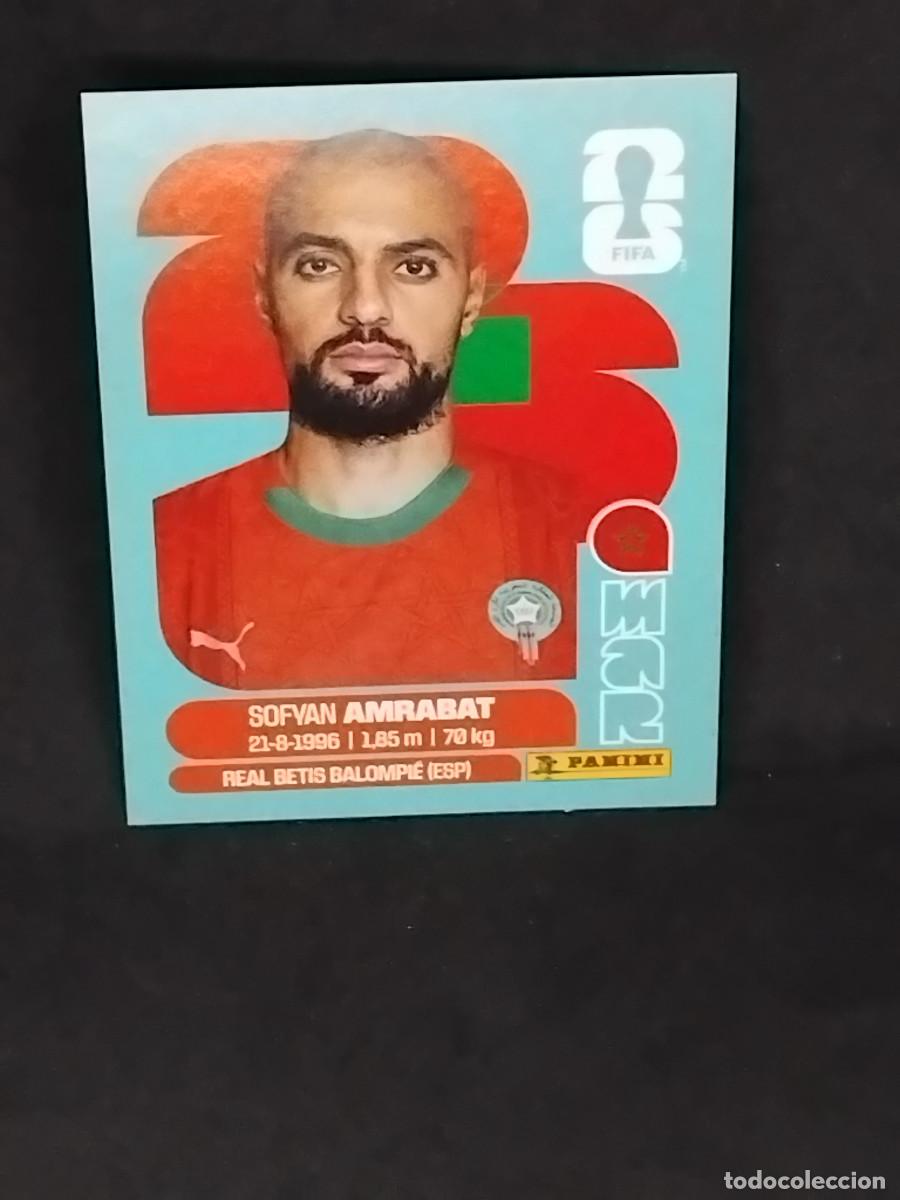 Cromos de F&uacute;tbol: SOFYAN AMRABAT MAR 10 - MARRUECOS - PANINI FIFA WORLD CUP 2026 - MUNDIAL 2026 STICKER WORLD CUP