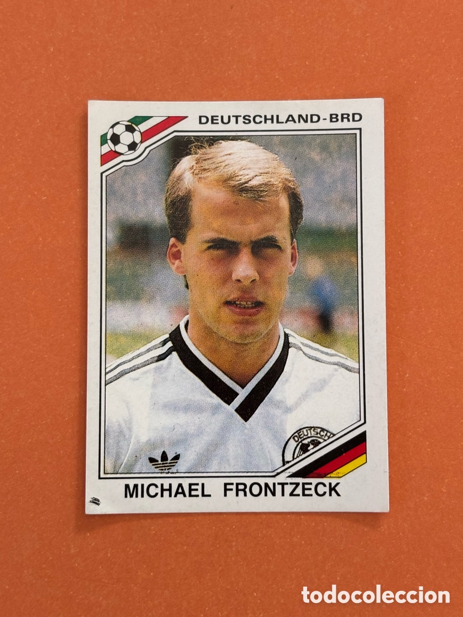 Cromos de F&uacute;tbol: panini mundial Mexico 86 n&uacute;mero 299 Frontzeck - Sticker album world cup Mexico 1986