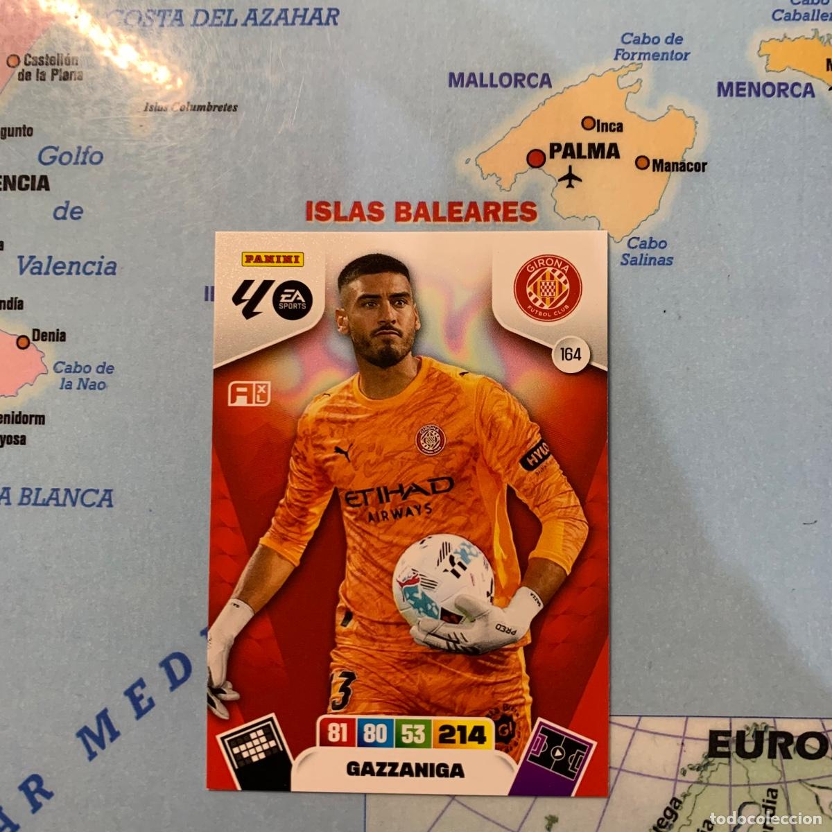 Cromos de F&uacute;tbol: Gazzaniga n&uacute;mero 164 Girona cromo adrenalyn XL 25-26 2025-2026
