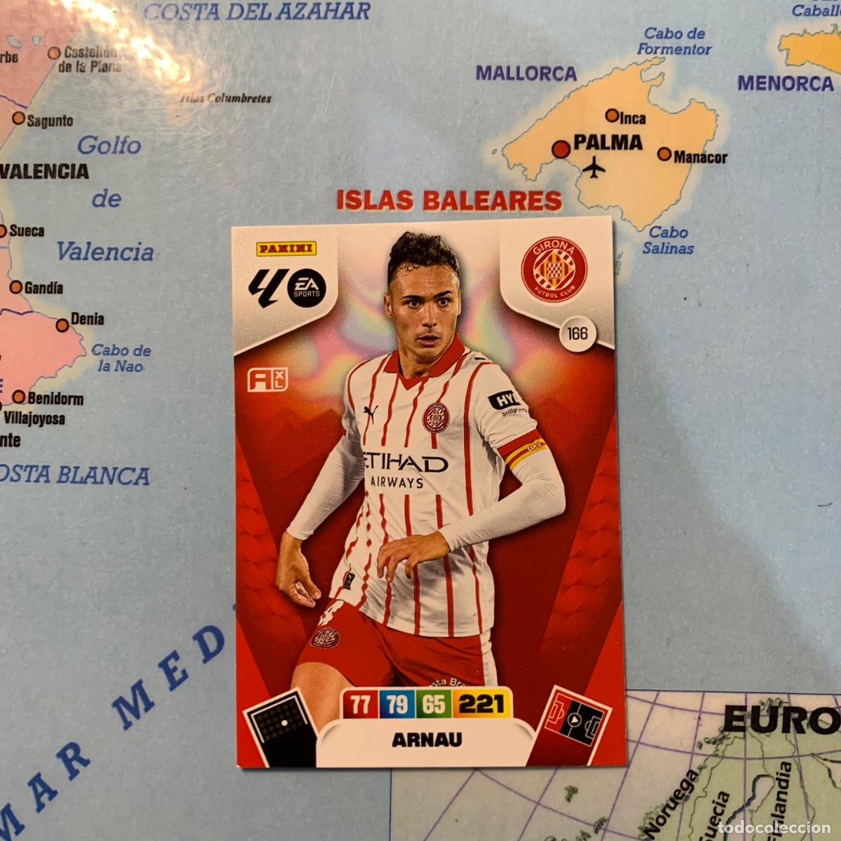 Cromos de F&uacute;tbol: Arnau n&uacute;mero 166 Girona cromo adrenalyn XL 25-26 2025-2026