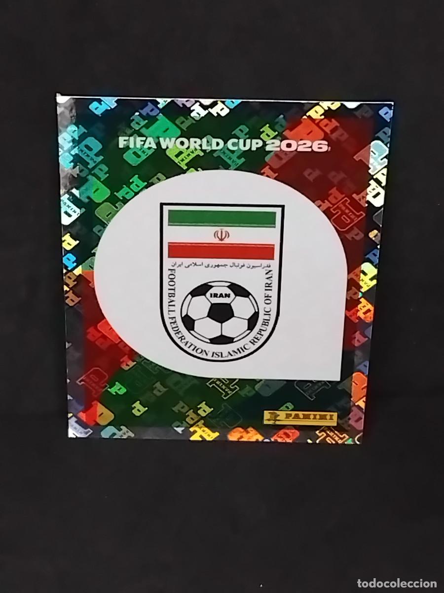 Cromos de F&uacute;tbol: ESCUDO DE IRAN IRN 1 - PANINI FIFA WORLD CUP 2026 - MUNDIAL 2026 STICKER WORLD CUP 26