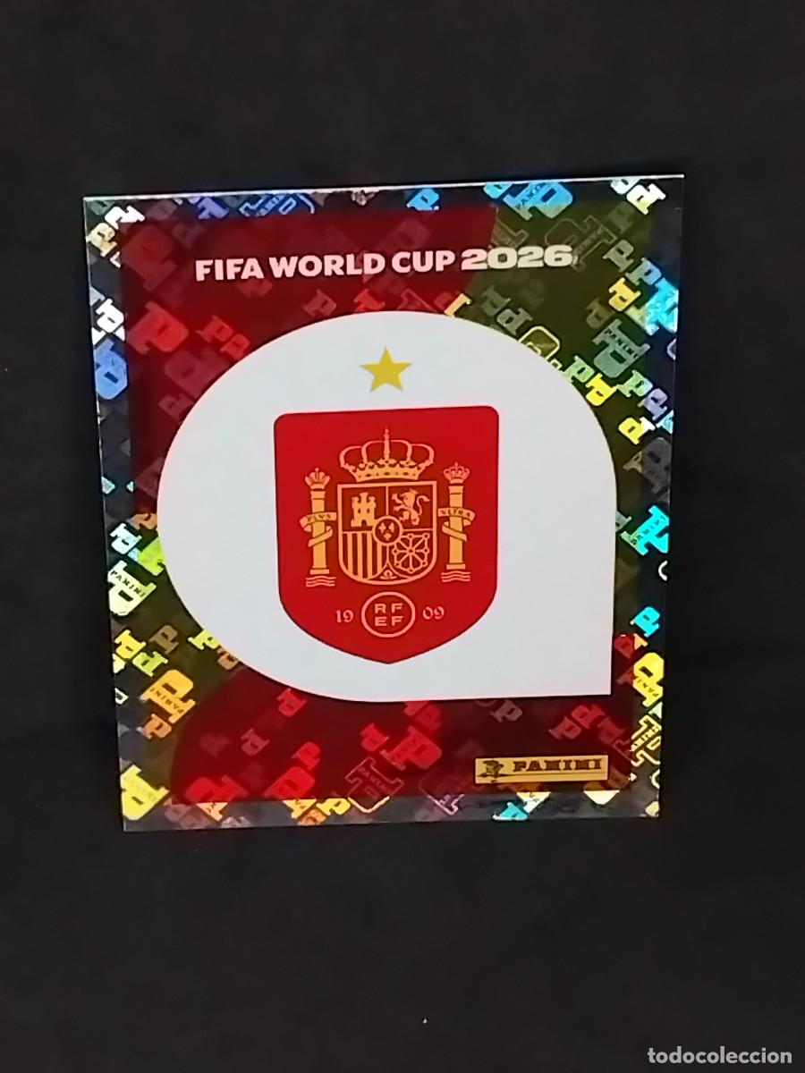 Cromos de F&uacute;tbol: ESCUDO DE ESPA&Ntilde;A ESP 1 - PANINI FIFA WORLD CUP 2026 - MUNDIAL 2026 STICKER WORLD CUP 26 SPAIN