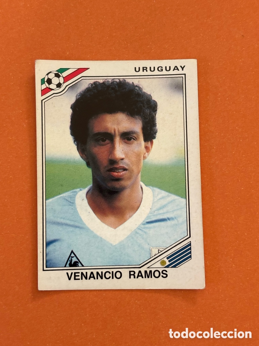 Cromos de F&uacute;tbol: VENANCIO RAMOS SELECCION URUGUAY 324 MUNDIAL MEXICO 1986 86 PANINI NUNCA PEGADO