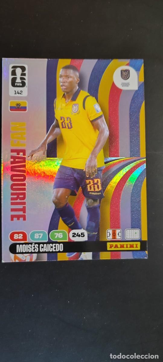 Cromos de F&uacute;tbol: ADRENALYN XL FIFA WORLD CUP 2026 CARD FAN FAVOURITE CAIDEDO ECUADOR # 142 PANINI