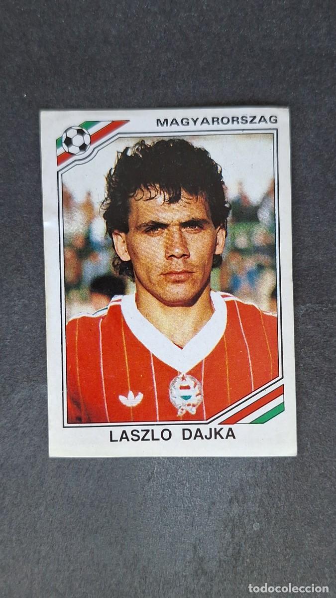 Cromos de F&uacute;tbol: L3 LASZLO DAJKA SELECCION HUNGRIA 216 MUNDIAL MEXICO 86 PANINI NUNCA PEGADO SIN PEGAR