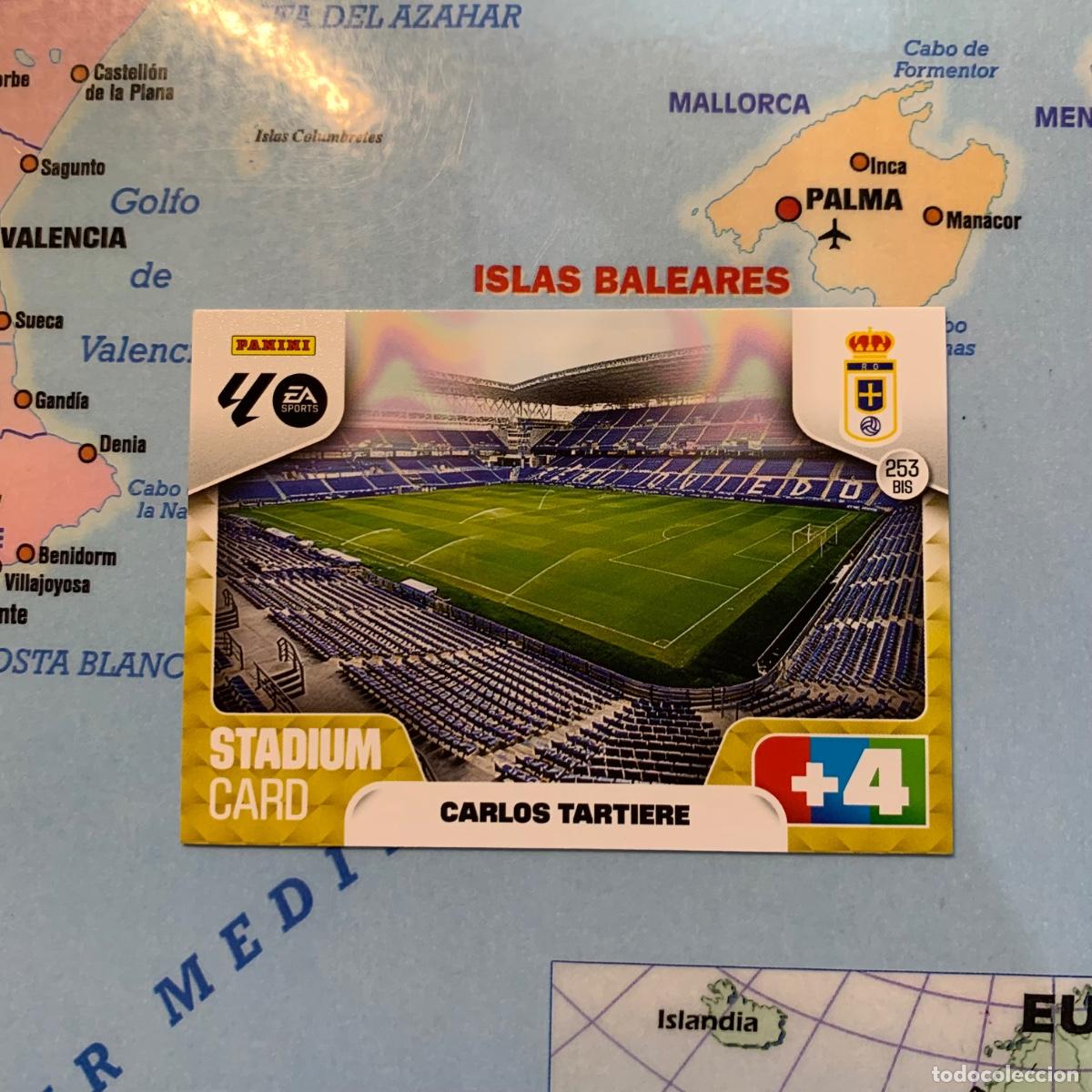 Cromos de Futebol: Stadium Card del Oviedo n&uacute;mero 253 Bis cromo adrenalyn XL 25-26 2025-2026